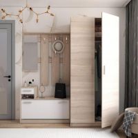 Прихожая Doros Alice и шкаф Promo Дуб сонома (DRS-011387)