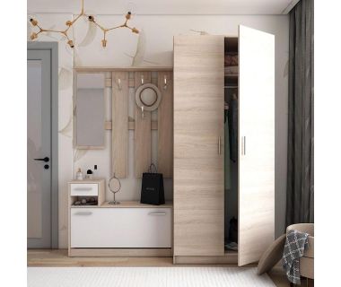 Передпокій Doros Alice та шафа Promo Дуб сонома (DRS-011387) Передпокій Doros Alice та шафа Promo Дуб сонома (DRS-011387)