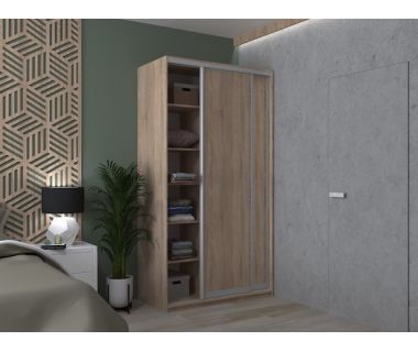 Шкаф-купе двухдверный Doros Сити Лайт 120х60х225 см Дуб сонома (DRS-011091) Шкаф-купе двухдверный Doros Сити Лайт 120х60х225 см Дуб сонома (DRS-011091)