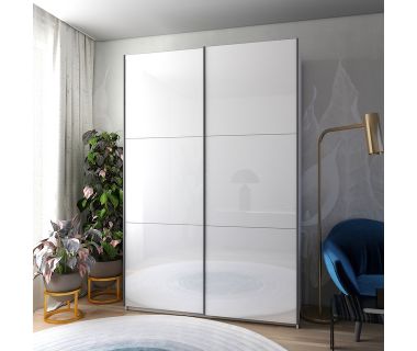 Шафа-купе дводверна Doros G-Caiser 180х60х240 см Біла/2 Білі стекла (DRS-011014) Шафа-купе дводверна Doros G-Caiser 180х60х240 см Біла/2 Білі стекла (DRS-011014)