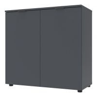 Комод у вітальню Doros Рон 3 80х38х81 см Графіт (DRS-011297)