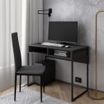 Стіл письмовий з полицею Doros Барт 100х55х78,1 см Графіт (DRS-011426)