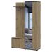 Передпокій із дзеркалом Doros Дора 113,5х40х192 см Дуб артизан (DRS-011340)