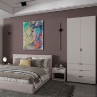 Шкаф распашной для одежды Doros Гелар 116,2х49,5х203,4 см Кашемир (DRS-011167)