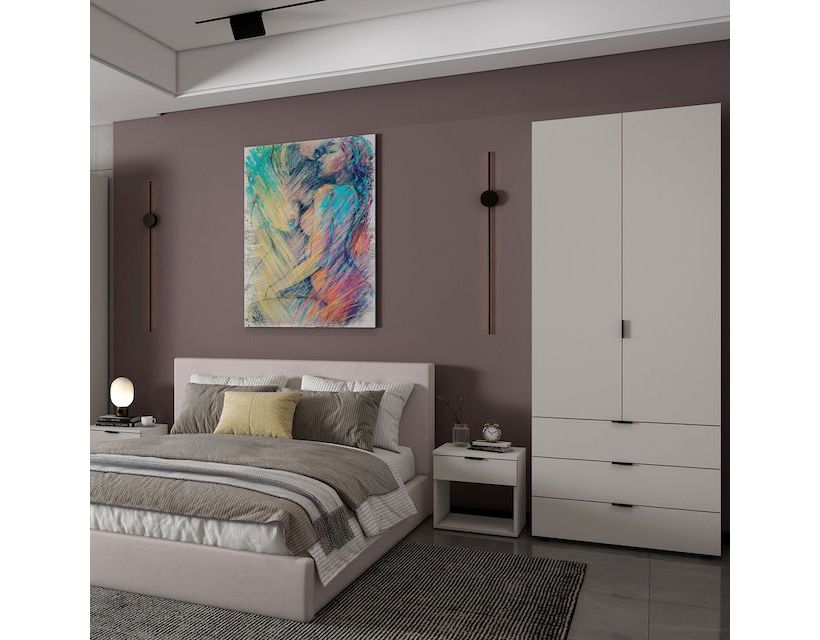 Шкаф распашной для одежды Doros Гелар 116,2х49,5х203,4 см Кашемир (DRS-011167)