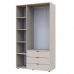Шкаф распашной для одежды Doros Гелар 116,2х49,5х203,4 см Кашемир (DRS-011167)