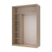 Шкаф-купе двухдверный Doros Сити Лайт 150х60х225 см Дуб сонома/2 Зеркала (DRS-011088)