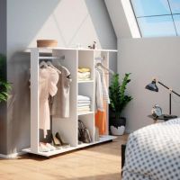 Гардеробна стійка Doros Д3 130х40, 6х121 см Білий (DRS-011418)