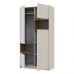 Шкаф для одежды с нишей Doros Дэйл 115,2х52х220 см Кашемир/Дуб артизан (DRS-011284)