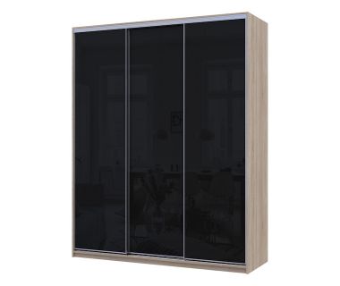 Шкаф купе Сити Лайт Слим Дуб Сонома Стекло Черное 180х60х225 (DRS-011542) Шкаф купе Сити Лайт Слим Дуб Сонома Стекло Черное 180х60х225 (DRS-011542)