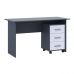 Офісний стіл Doros Т3 120х60х78 см Графіт/Білий (DRS-011315)