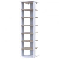 Полка для обуви Doros Паоло 38,4х38,4х153,4 см Белый/Дуб сонома (DRS-011437)