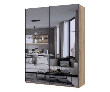 Шкаф купе Doros G-Caiser Дуб Эвок 2 Зеркала / 3 части 180х60х240 (DRS-011575) Шкаф купе Doros G-Caiser Дуб Эвок 2 Зеркала / 3 части 180х60х240 (DRS-011575)