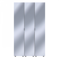 Комплект пеналів для одягу Doros Гелар (3 шт.) 117х49,5х203,4 см 3 Дзеркала/Кашемір (DRS-011262)