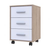 Тумба офісна Doros Т3 43х42х66, 4 см Дуб сонома/Білий (DRS-011401)