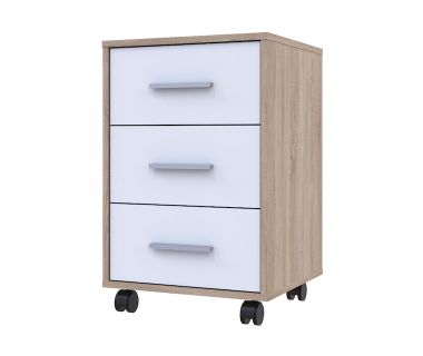 Тумба офісна Doros Т3 43х42х66, 4 см Дуб сонома/Білий (DRS-011401) Тумба офісна Doros Т3 43х42х66, 4 см Дуб сонома/Білий (DRS-011401)