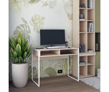 Стіл письмовий з полицею Doros Барт 100х55х78,1 см Дуб сонома (DRS-011429)