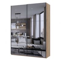 Шкаф купе Doros G-Caiser Дуб Эвок 2 Зеркала / 3 части 180х60х240 (DRS-011575)