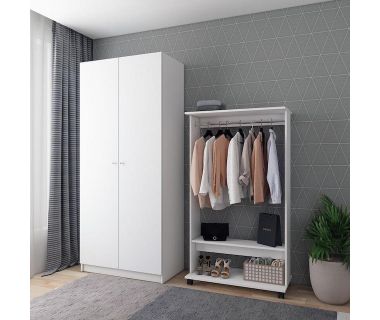 Гардеробная стойка Doros Д2 85х41,6х150 см Белый (DRS-011422)