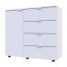 Комод в гостиную Doros Гелар GС1 100х40х81,2 см Белый (DRS-011287)