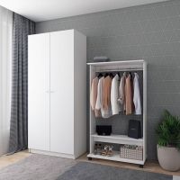 Гардеробная стойка Doros Д2 85х41,6х150 см Белый (DRS-011422)