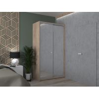 Шкаф-купе двухдверный Doros Сити Лайт 120х45х225 см Дуб сонома/2 Зеркала (DRS-011085)