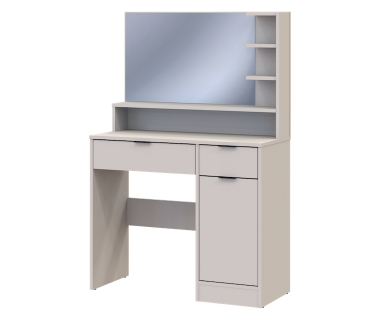 Туалетный столик с зеркалом Doros Эстель 90х38х135 см Кашемир (DRS-011473) Туалетный столик с зеркалом Doros Эстель 90х38х135 см Кашемир (DRS-011473)