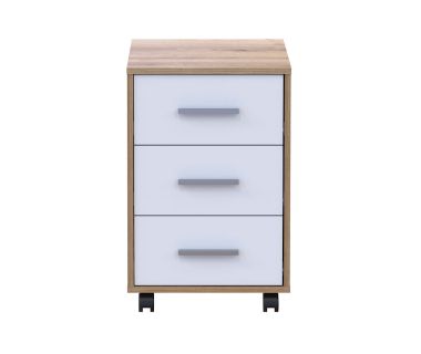 Тумба офисная Doros Т3 43х42х66,4 см Дуб евок/Белый (DRS-011446) Тумба офисная Doros Т3 43х42х66,4 см Дуб евок/Белый (DRS-011446)