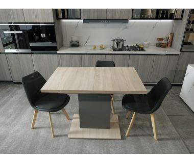 Комплект стульев в кухню Doros Бин (2 шт.) 49х43х84 см Черный (DRS-011396) Комплект стульев в кухню Doros Бин (2 шт.) 49х43х84 см Черный (DRS-011396)