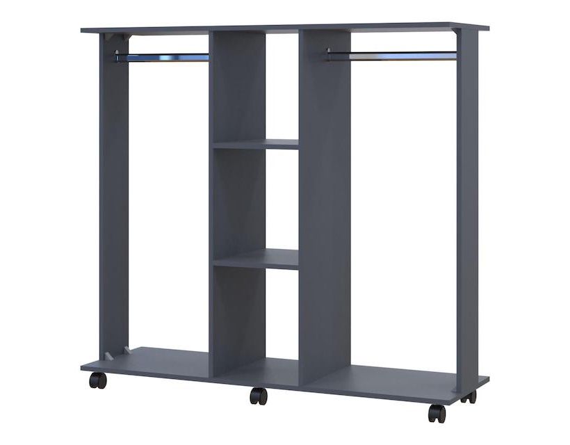 Гардеробна стійка Doros Д3 130х40, 6х121 см Графіт (DRS-011424)