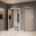 Передпокій із дзеркалом Doros City One Door 110х45х210 см Білий (DRS-011404)