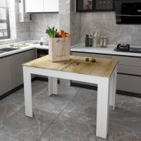 Стол в кухню Doros Флинт 120(170)х80х78 см Белый/Дуб артизан (DRS-011442)