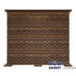 Комод 4Ш Женева ДревКомбинат