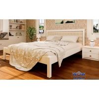 Кровать полуторная Модерн М с мягким изголовьем 140х200 (190) см ДревКомбинат