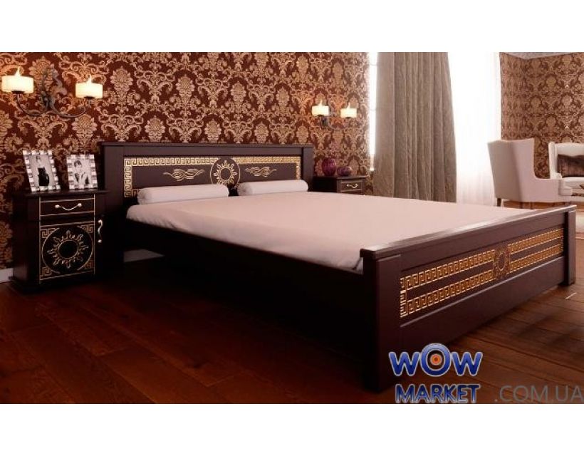 Ліжко двоспальне Еліт 180х200 (190) см ДревКомбінат