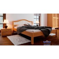 Кровать двуспальная Италия М с мягким изголовьем 180х200 (190) см ДревКомбинат