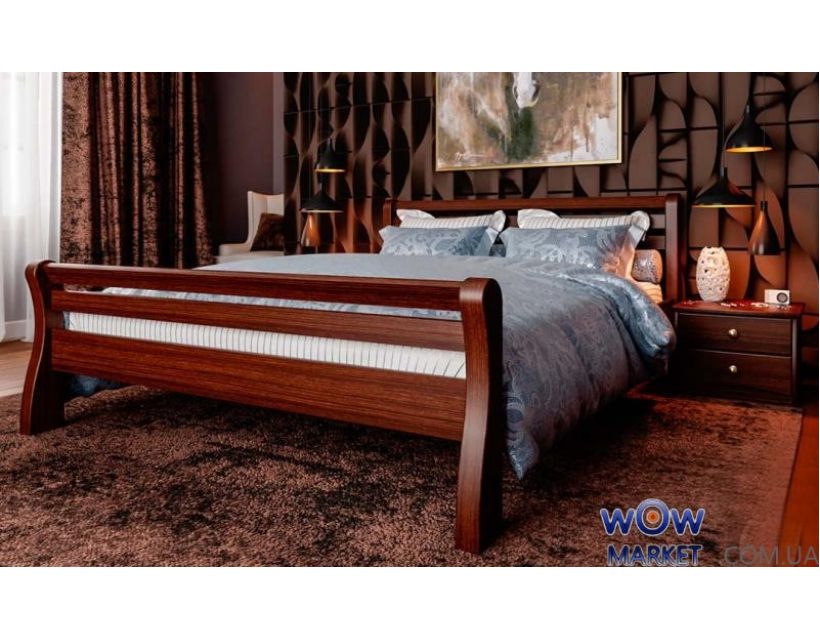 Кровать двуспальная Ретро 160х200 (190) см ДревКомбинат