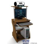 Компьютерный стол ZEUS (Зевс) Davos-2 (Орех) Escado (Эскадо)