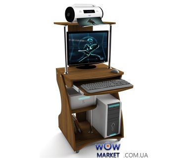 Компьютерный стол ZEUS (Зевс) Davos-2 (Орех) Escado (Эскадо)