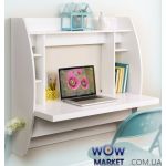 Навесной компьютерный стол ZEUS (Зевс) AirTable-I WT (белый)