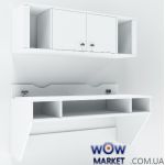 Навесной компьютерный стол ZEUS AirTable-II  Kit WT (белый) Escado (Эскадо)