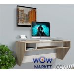 Навесной компьютерный стол ZEUS (Зевс) AirTable-II Mini SW (санома) Escado (Эскадо)
