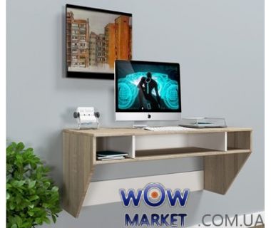 Навесной компьютерный стол ZEUS (Зевс) AirTable-II Mini SW (санома) Escado (Эскадо)