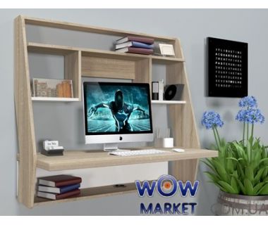 Навесной компьютерный стол ZEUS (Зевс) AirTable-III SW (санома) Escado (Эскадо)