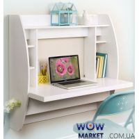 Навісний комп'ютерний стіл ZEUS (Зевс) AirTable-I WT (білий)