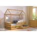 Аммі Естелла - ліжко будиночок дитячий з масиву Бука, різні кольори