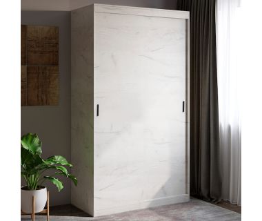 Шафа-купе Еверест Соната 1200 дводверна 120х60х217 дуб крафт білий (DTM-2667)