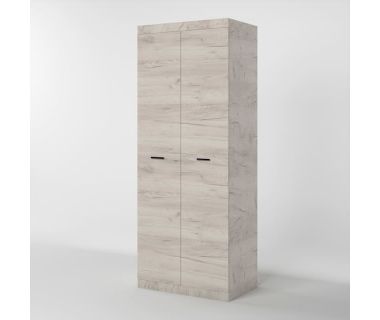 Шафа розстібна 2-х дверна Еверест Соната-800 дуб крафт білий (DTM-2687)