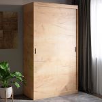 Шкаф-купе Эверест Соната 1400 двухдверный 140х60х217 дуб крафт золотой (DTM-2732)