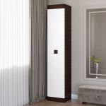 Шафа-пенал закрита Еверест Соната венге темна + біла (DTM-2277)